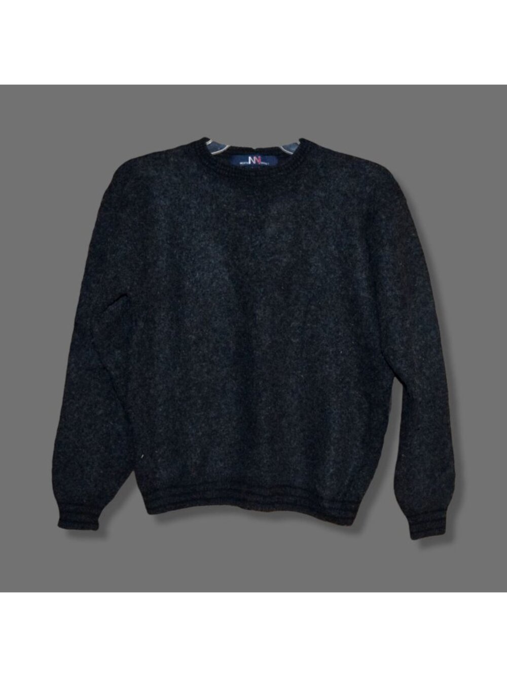 North Winds Women's Sz L 100% Lambswool Waist Length Sweater